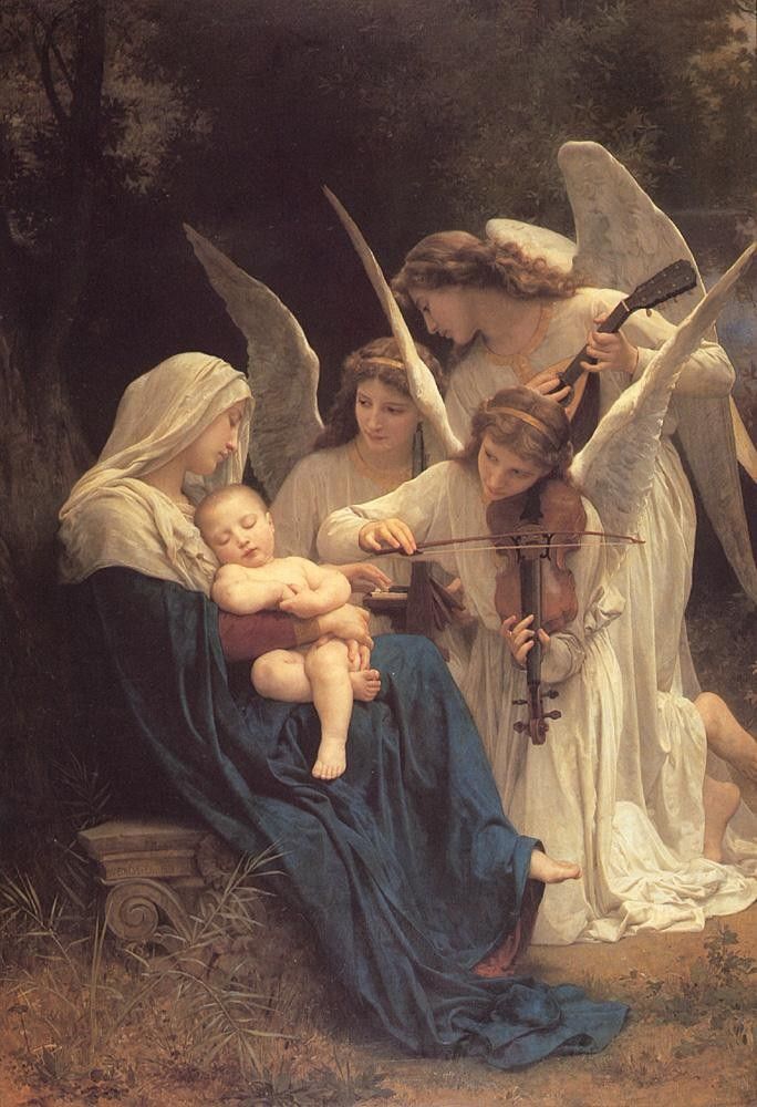 William Bouguereau The Song of the Angels